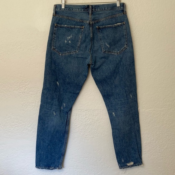 AGOLDE Jamie Distressed Denim Jeans, Size 30 - Picture 4 of 8